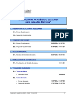 Calendario Academico FRGP 2023