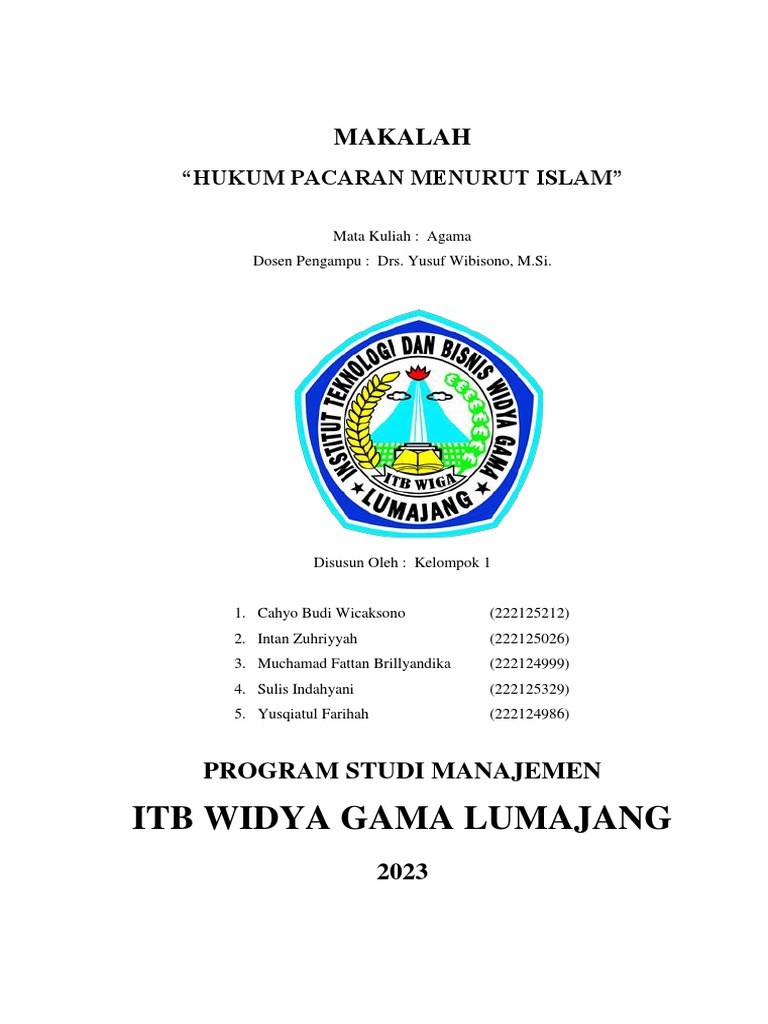 Hukum Pacaran dalam Islam: Panduan Etis | PDF
