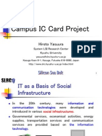 Campus IC Card Project: Hiroto Yasuura