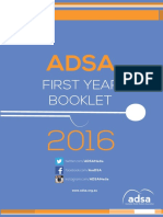 First Year Booklet 2016