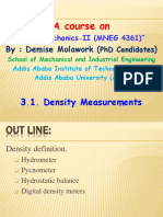 3.1 Density Measurement