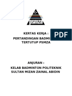 Contoh Kertas Kerja Badminton