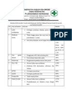 Indikator Klinis Yang Digunakan Untuk Memantau Dan Evaluasi Layanan Klinis