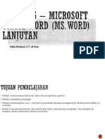 Materi 5 - Ms. Word 2