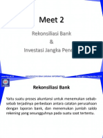 Rekonsiliasi Bank dan Investasi Jangka Pendek