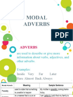 Modal Adverbs