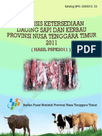 Analisis Ketersediaan Daging Sapi Dan Kerbau Provinsi Nusa Tenggara Timur 2011 Hasil PSPK 2011