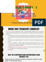 Module 5 Part 3 The Corporation-Treasury Stocks