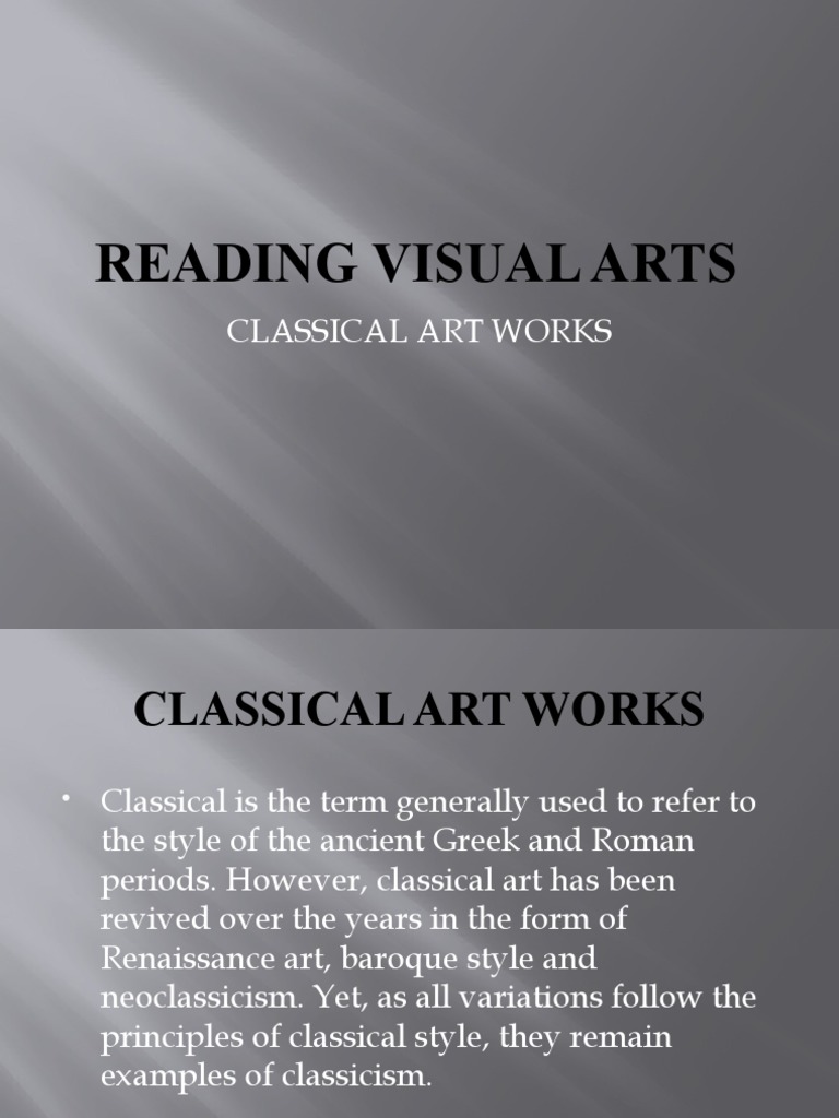 Reading Visual Arts PDF