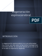 Degeneracion Espinocerebral