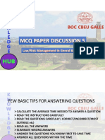Mcq Paper Discussion 5 Law & Risk Management CBEU GALLE KNOWLEDGE HUB