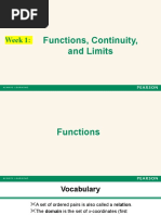 1 - Functions and Continuity