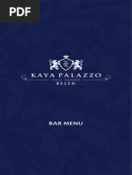 Bar Menu