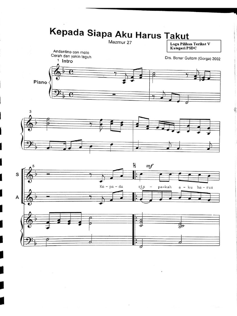 Kepada Siapa Aku Harus Takut-Min | PDF