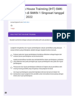 Tes Akhir in House Trainning (IHT) SMK-PK Lanjutan Di SMKN 1 Singosari Tanggal 24 Agustus 2022