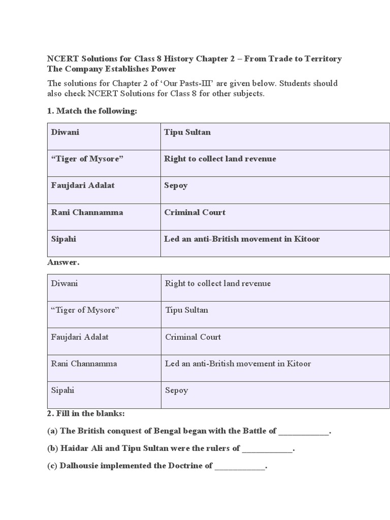 History Chapter 2 | PDF