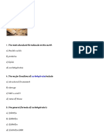 MCQ Carbohydrates Test