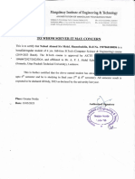 C2485 - Bonafide Certificate