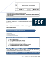 RUTA DE APRENDIZAJE 6 - Estequiometría de Composición y Fórmula Empírica