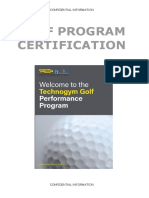 GOLF PERFORMANCE PROGRAM Release