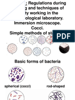 Bacterial morphology, staining, and lab safety