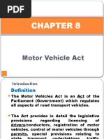 CH 8 Motor Vehicle Act