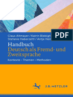 Handbuch: Deutsch Als Fremd-Und Zweitsprache