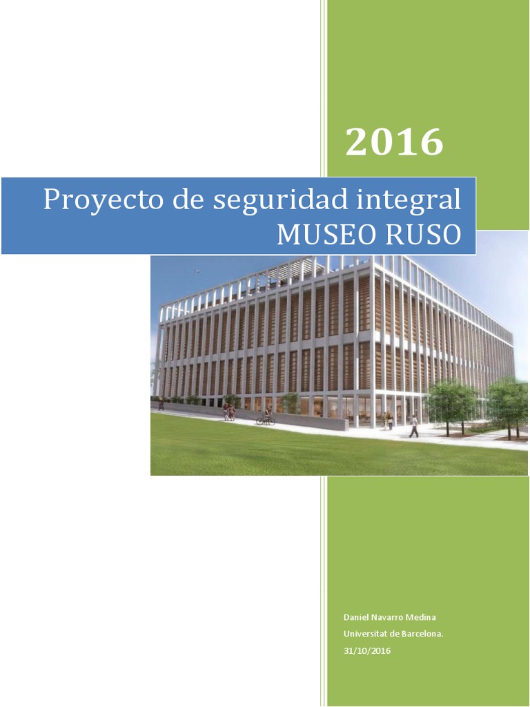 Plan de Seguridad Integral Museo Ruso | PDF | Riesgo | Agua