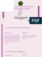 Efek Kondisi Kritis Terhadap Pasien Keluarga