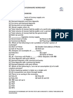 Worksheet Money and Banking 2023