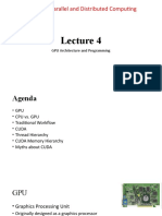 Lecture 4 - GPU Architecture and Programming