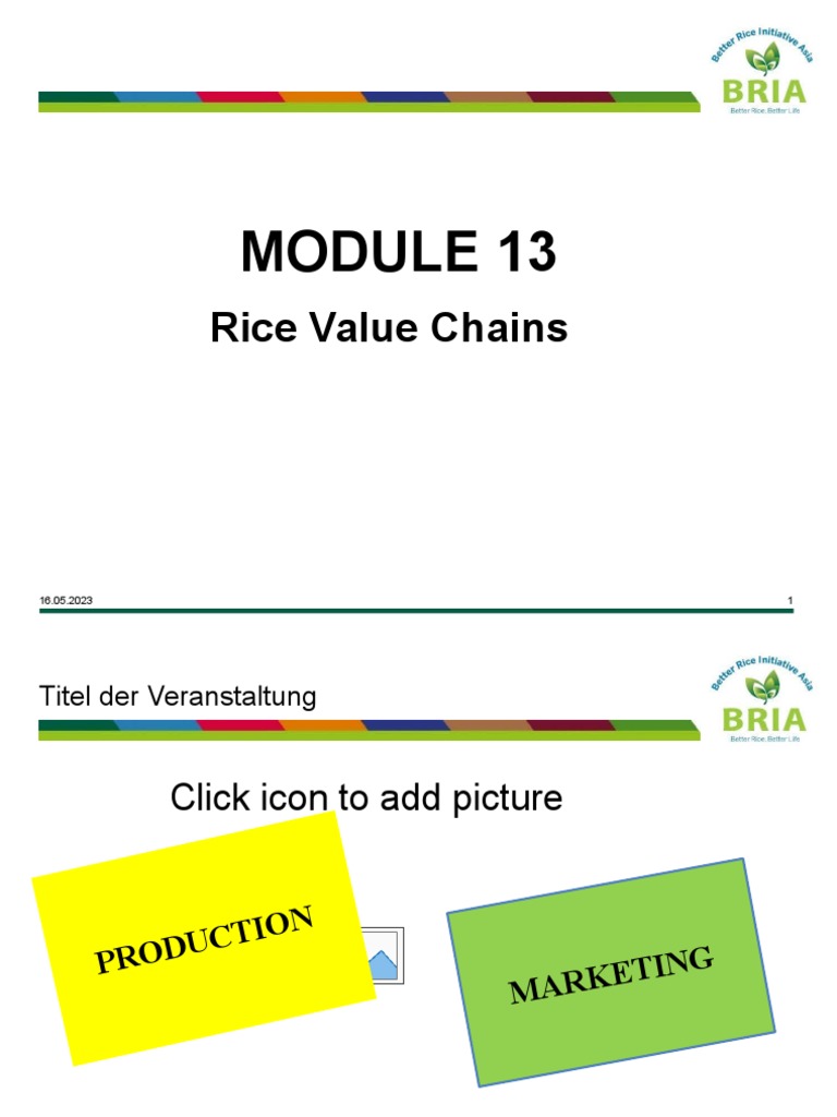 Define Value Chains