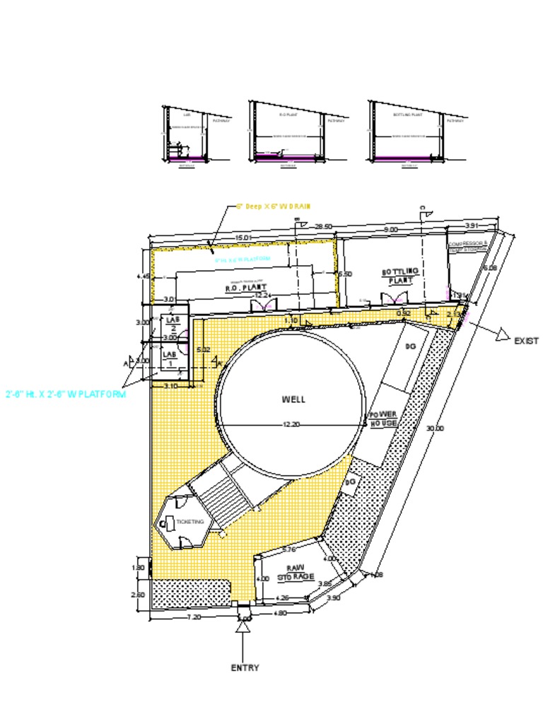 R.O. and Bottling Plant Layout Diagram | PDF