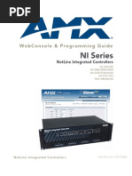 Ni Series: Webconsole & Programming Guide