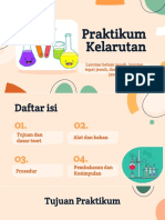 Praktikum Kelarutan