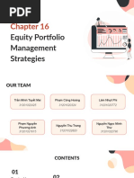 Chapter 16 Equity Portfolio Management Strategies Nhóm Mai