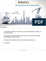 Robotics Chapter 1: Spatial Transformations