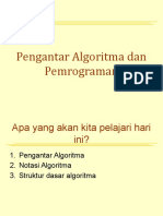 Algoritma dan Pemrograman Dasar