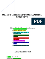 Object Oriented Programming Concepts