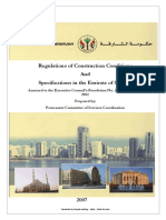 Sharjah Regulations of Construction Condition and Specification Complete - New Format
