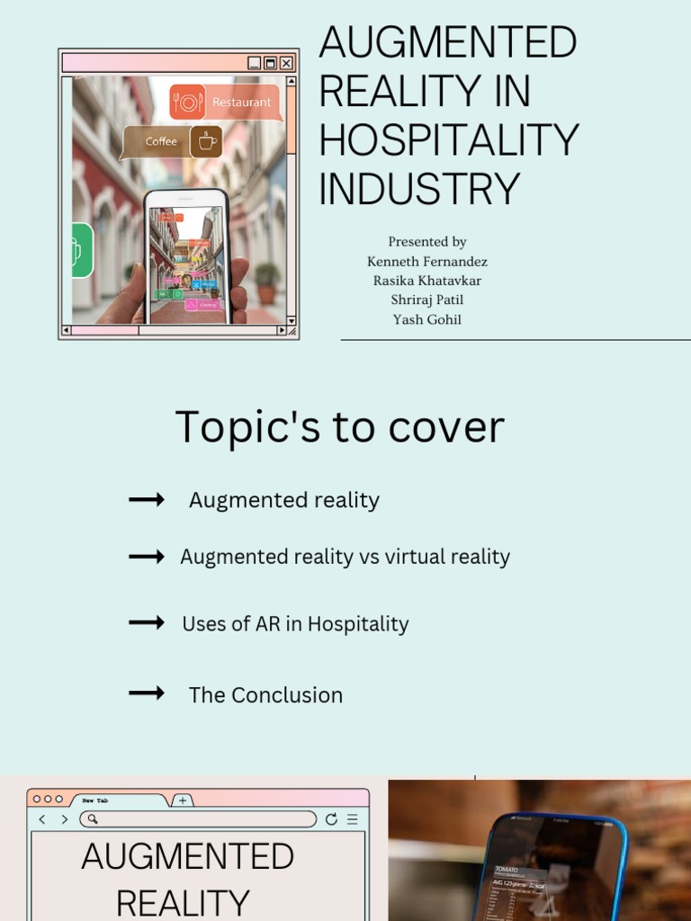 Augmented Reality in Hospitality Industry | PDF | Augmented Reality ...