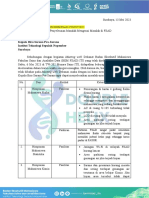 Surat Permohonan Penyelesaian Masalah SARPRAS - MWD-1