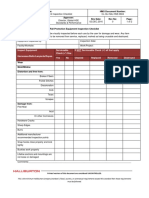 Fall Protection Equipment Inspection Checklist - GL-HAL-HSE-0604