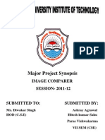 Major Project Synopsis: Image Comparer SESSION-2011-12
