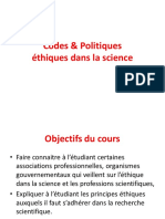 Codes Politiques Éthiques