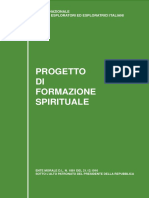 Progetto DI Formazione Spirituale: Corpo Nazionale Giovani Esploratori Ed Esploratrici Italiani