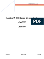 Nuvoton 1T 8051-Based Microcontroller