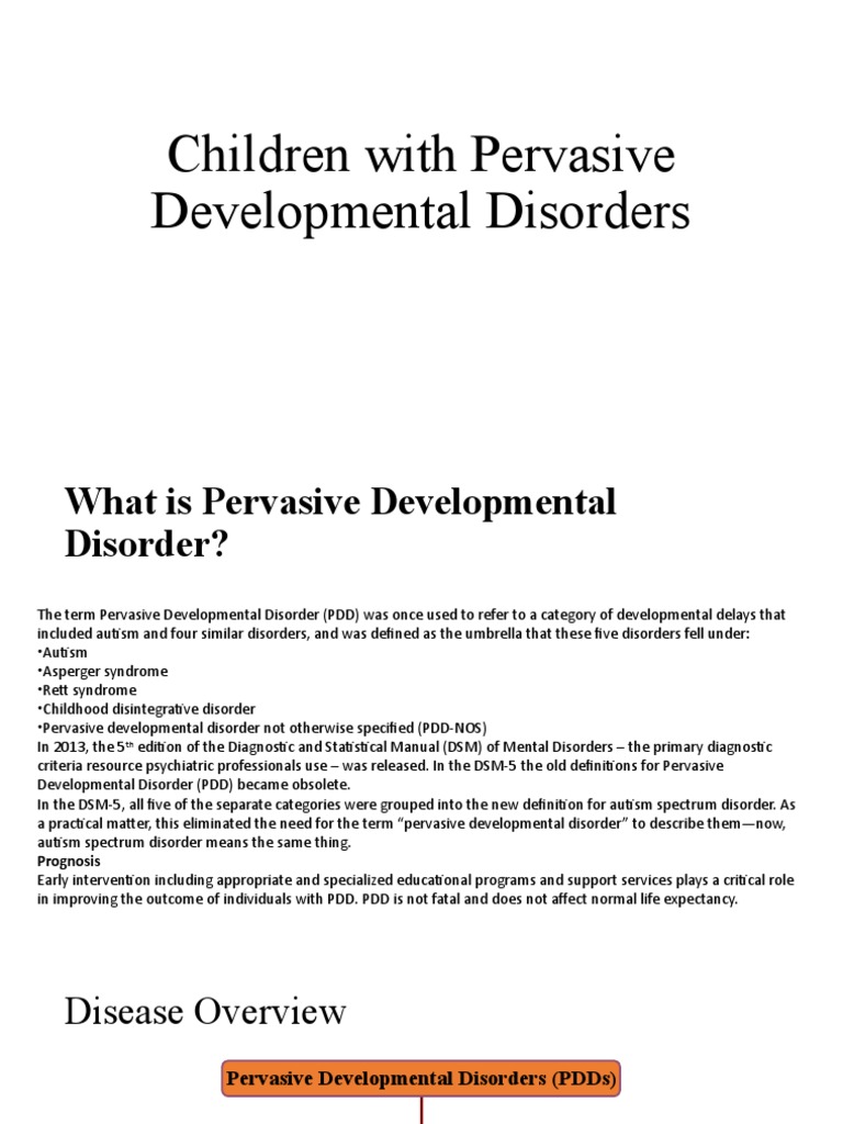 Children With Pervasive Developmental Disorders-1 | PDF | Pervasive ...
