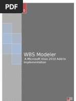 Visio 2010 Add-In For WBS Modeler - User Guide