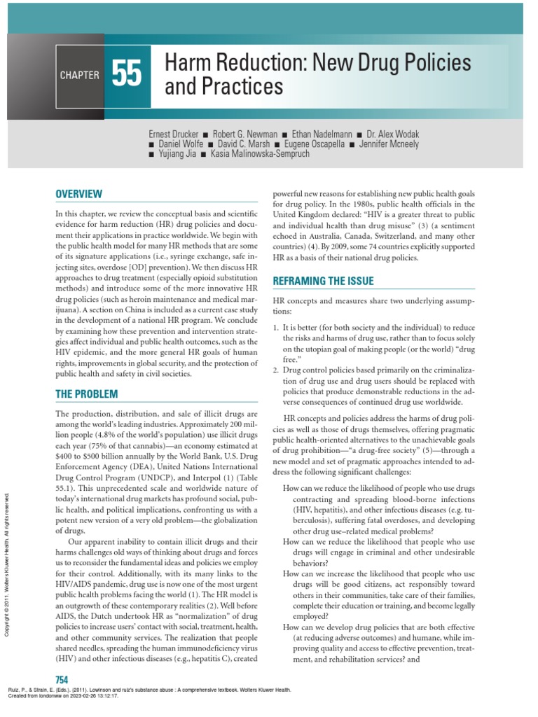 Lowinson and Ruiz's Substance Abuse A Comprehensiv... - (SECTION 8 ...